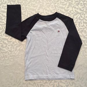 Tommy Hilfiger Boys Long Sleeve T-shirt Size 5 Blue